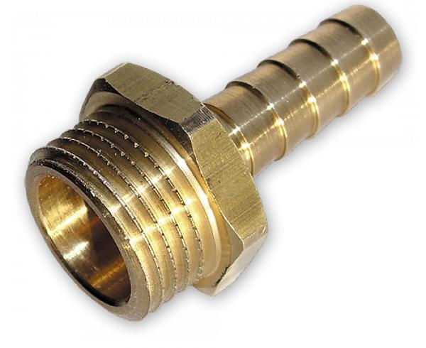 Переходник лат д/шланга Дн18х1/2" НР неразъем SantechSystems